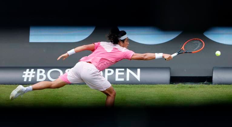 10 06 2024, Boss Open 2024, ATP Tour 250, TC Weissenhof Stuttgart, Tennis, Sport, in the picture Zhizhen Zhang CHN