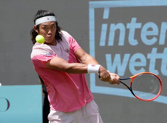 10 06 2024, Boss Open 2024, ATP Tour 250, TC Weissenhof Stuttgart, Tennis, Sport, in the picture Zhizhen Zhang CHN