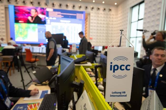 The IPCC in Neuss, interior view, general, feature, border motif, symbol photo Opening of the IPCC International Police cooperation Center for the UEFA European Football Championship 2024, , Neuss, on 10 06 2024 Â