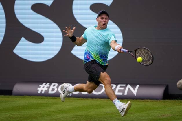 BOSS Open ATP 250 2024 Stuttgart, 10 06 2024 Dominik Köpfer GER, Germany First round BOSS Open 2024, ATP 250, TC Weissenhof grounds on 10 06 2024, Stuttgart Copyright: xBEAUTIFULxSPORTSx Pajonkx