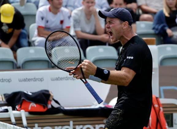 10 06 2024, Boss Open 2024, ATP Tour 250, TC Weissenhof Stuttgart, Tennis, Sport, in the picture Dominik Koepfer GER winner against Zhizhen Zhang CHN