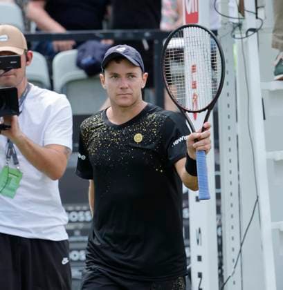 10 06 2024, Boss Open 2024, ATP Tour 250, TC Weissenhof Stuttgart, Tennis, Sport, in the picture Dominik Koepfer GER winner against Zhizhen Zhang CHN