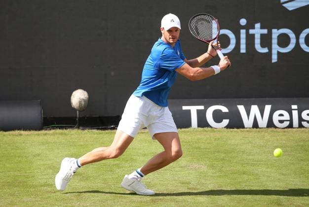 10.06.2024, Deutschland, Stuttgart, Tennis Boss Open 2024, Yannick HANFMANN (GER)