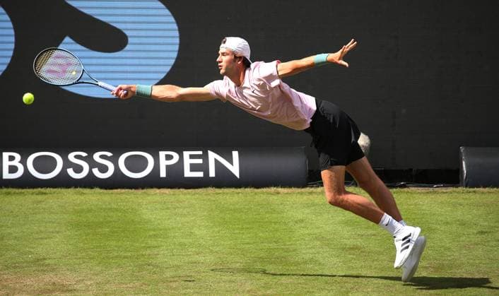 10.06.2024, Deutschland, Stuttgart, Tennis Boss Open 2024, Henri SQUIRE (GER)