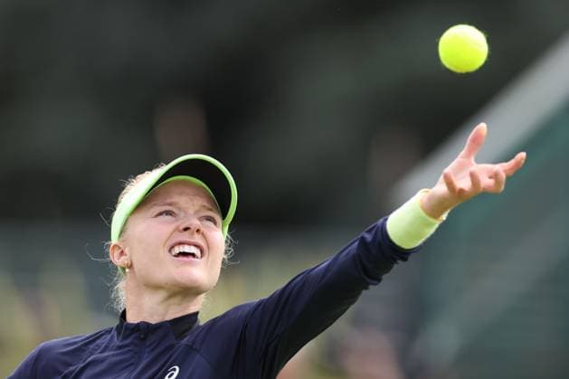 Harriet Dart her 1st round match on Centre Court against Katie Boulter Rothesay Open Nottingham, Day 1, Tennis, Lexus Nottingham Tennis Centre, Nottingham, UK - 10 June 2024  Copyright: xRyanxBrowne Shutterstockx 14523726dh
