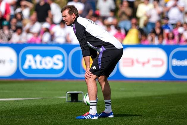Julian Nagelsmann Germany , Coach , GER, DFB, Public Training, Football Mens National Team Germany, UEFA European Football Championship 2024, Herzogenaurach 10 06 2024 GER, DFB, Public Training, Football Mens National Team Germany, UEFA European Football Championship 2024, Herzogenaurach 10 06 2024 Herzogenaurach Copyright: xEibner-Pressefoto FlorianxWieganx EP_FWD