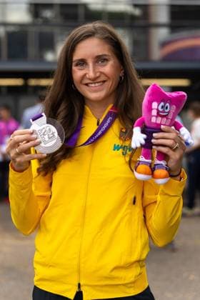 Gesa Felicitas Krause Silvesterlauf Trier, Germany , 3000m steeplechase women 3000m steeplechase women , Medal, Silver, Award ceremony, ITA, Leichtathletik, Athletics, European Athletics Championships Rome, Leichtathletik Europameisterschaften Rom 2024, 10 06 2024, ITA, Leichtathletik, Athletics, European Athletics Championships Rome, Leichtathletik Europameisterschaften Rom 2024, 10 06 2024 Rome Copyright: xStefanxMayerx EP_SMR