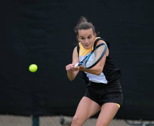 10th June 2024; Lexus Nottingham Tennis Centre, Nottingham, England; Rothesay Nottingham Open, Day 1; Clara Burel plays a baseline shot to Daria Saville, womens singles  ActionPlus12653109 PaulxBonser