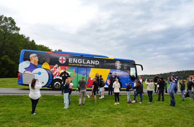 EURO 2024, England national team, Arrival