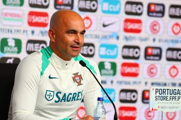 Portugal Lisbon , Football national team, Selecao,10 06 2024 , Press conference for the friendly match Portugal Ireland , Preparatory match for the European Championship 2024 , Coach Roberto Martinez Portugal Copyright: FernandoxSoares