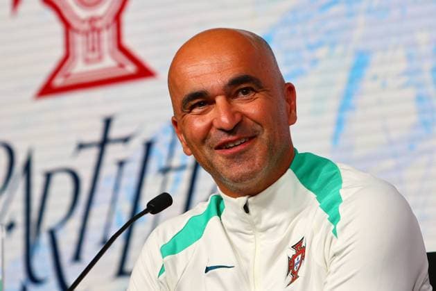 Portugal Lisbon , Football national team, Selecao,10 06 2024 , Press conference for the friendly match Portugal Ireland , Preparatory match for the European Championship 2024 , Coach Roberto Martinez Portugal Copyright: FernandoxSoares