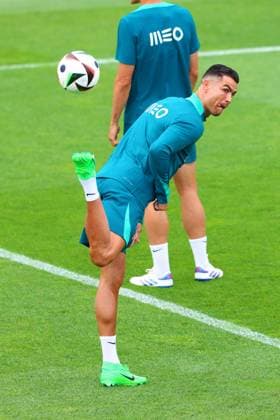 Portugal national football team, Selecao, 10 06 2024, Training for the friendly match Portugal Ireland , Preparation match for the European Championship 2024 , Cristiano Ronaldo Portugal , CR7 Copyright: FernandoxSoares