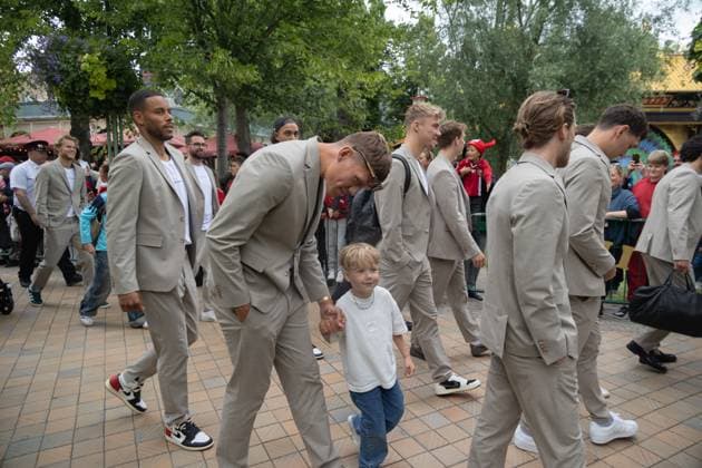 EURO 2024, Denmark national team, farewell event for the European Championships