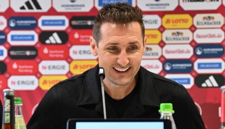 11 06 2024 1 FC Nürnberg Nuernberg FCN Club Media event Press conference Presentation of new coach Head coach xwoxzix Miroslav Klose Coach 1 FC Nürnberg FCN