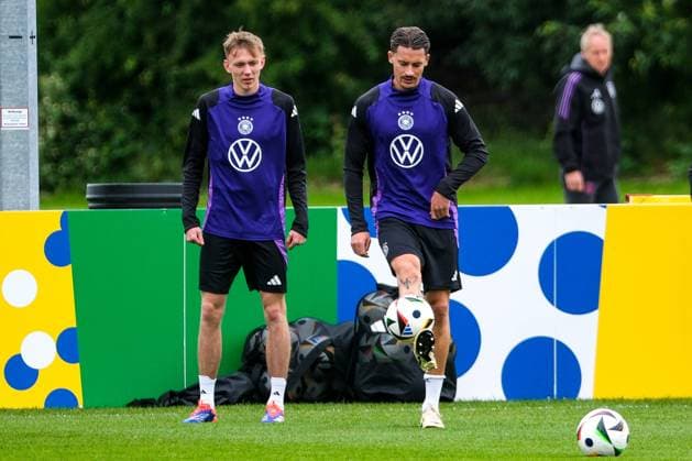 Robin Koch Germany , 24 on the ball, GER, DFB, Training, Football mens national team Germany, UEFA European Football Championship 2024, Herzogenaurach 11 06 2024 GER, DFB, Training, Football mens national team Germany, UEFA European Football Championship 2024, Herzogenaurach 11 06 2024 Herzogenaurach Copyright: xEibner-Pressefoto FlorianxWieganx EP_FWD