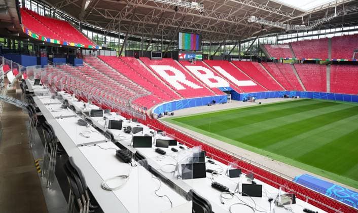EURO 2024, open media day at the stadium in Leipzig