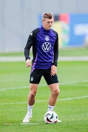 Training camp preparation UEFA EURO 2024 Germany 11 06 2024 Toni Kroos Germany, 8 on the ball Training camp preparation UEFA EURO 2024 Germany Training HerzoBase, Herzogenaurach on 11 06 2024 Copyright: xBEAUTIFULxSPORTS Wunderlx