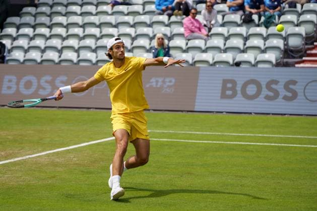 BOSS Open ATP 250 2024 Stuttgart, 11 06 2024 Lorenzo Musetti ITA, Italy BOSS Open 2024, ATP 250, TC Weissenhof grounds on 10 06 2024, Stuttgart Copyright: xBEAUTIFULxSPORTSx Pajonkx