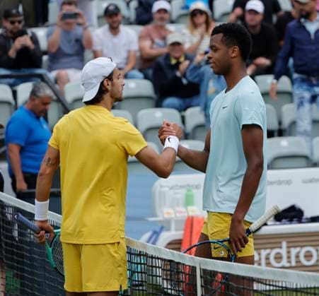 11 06 2024, Boss Open 2024, ATP Tour 250, TC Weissenhof Stuttgart, Tennis, Sport, in the picture Lorenzo Muretti ITA winner vs Giovanni Mpetshi FRA