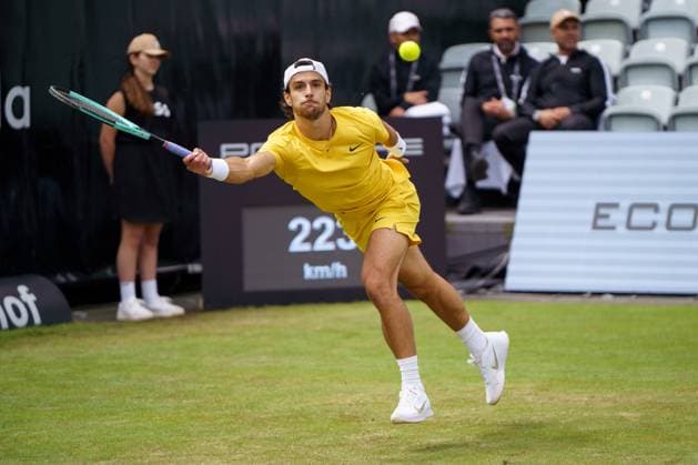 BOSS Open ATP 250 2024 Stuttgart, 11 06 2024 Lorenzo Musetti ITA, Italy BOSS Open 2024, ATP 250, TC Weissenhof grounds on 10 06 2024, Stuttgart Copyright: xBEAUTIFULxSPORTSx Pajonkx