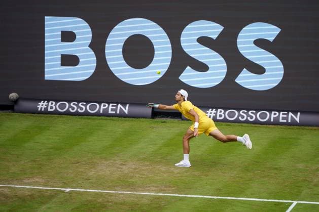 BOSS Open ATP 250 2024 Stuttgart, 11 06 2024 Lorenzo Musetti ITA, Italy BOSS Open 2024, ATP 250, TC Weissenhof grounds on 10 06 2024, Stuttgart Copyright: xBEAUTIFULxSPORTSx Pajonkx
