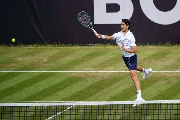 BOSS Open ATP 250 2024 Stuttgart, 11 06 2024 Pierre Hugues Herbert FRA, France BOSS Open 2024, ATP 250, TC Weissenhof grounds on 10 06 2024, Stuttgart Copyright: xBEAUTIFULxSPORTSx Pajonkx
