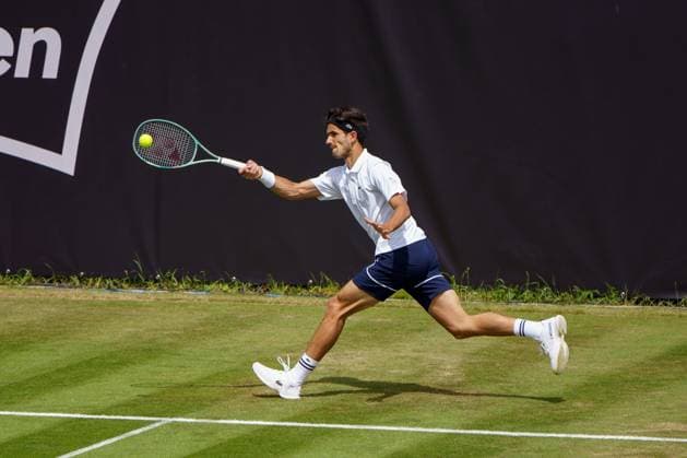 BOSS Open ATP 250 2024 Stuttgart, 11 06 2024 Pierre Hugues Herbert FRA, France BOSS Open 2024, ATP 250, TC Weissenhof grounds on 10 06 2024, Stuttgart Copyright: xBEAUTIFULxSPORTSx Pajonkx