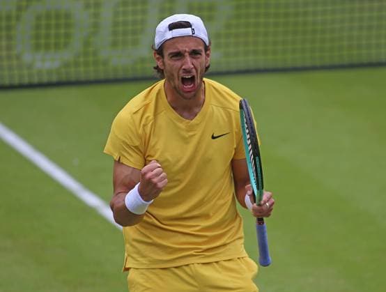 11 06 2024, BossOpen 2024, ATP Tour, TC Weissenhof, Stuttgart, Tennis, Sport, in the picture Lorenzo Muretti ITA winner