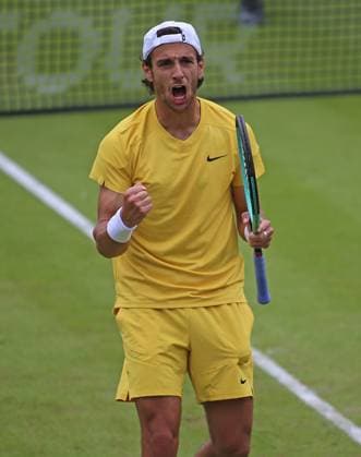 11 06 2024, BossOpen 2024, ATP Tour, TC Weissenhof, Stuttgart, Tennis, Sport, in the picture Lorenzo Muretti ITA winner