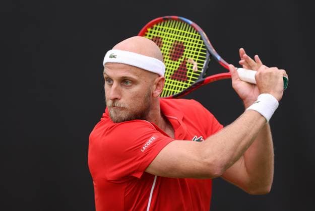 Denis Kudia during his round of 32 match against Henry Searle Rothesay Open Nottingham, Day 2, Tennis, Lexus Nottingham Tennis Centre, Nottingham, UK - 11 June 2024  Copyright: xRyanxBrowne Shutterstockx 14523727ag