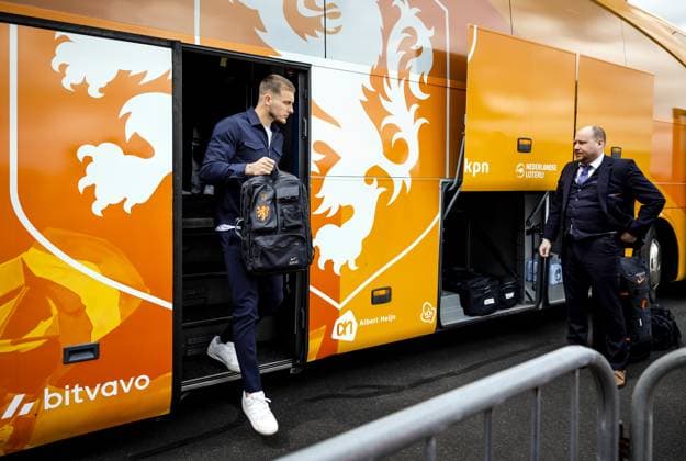 ROTTERDAM - Justin Bijlow of the Dutch national team, Nationalteam prior to the departure for Germany. The selection goes to Wolfsburg for the training camp in the run-up to the European Football Championship. ANP SEM VAN DER WAL xVIxANPxSportx xxANPxIVx 500855529 originalFilename: 500855529.jpg