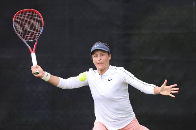 Tatjana Maria during a round of 32 match against Emiliana Arango Rothesay Open Nottingham, Day 2, Tennis, Lexus Nottingham Tennis Centre, Nottingham, UK - 11 June 2024  Copyright: xRyanxBrowne Shutterstockx 14523727aw