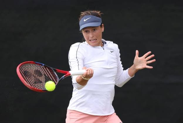 Tatjana Maria during a round of 32 match against Emiliana Arango Rothesay Open Nottingham, Day 2, Tennis, Lexus Nottingham Tennis Centre, Nottingham, UK - 11 June 2024  Copyright: xRyanxBrowne Shutterstockx 14523727be
