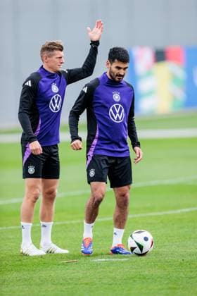 Training camp preparation UEFA EURO 2024 Germany 11 06 2024 Ilkay Gündogan Germany, 21 on the ball Training camp preparation UEFA EURO 2024 Germany Training HerzoBase, Herzogenaurach on 11 06 2024 Copyright: xBEAUTIFULxSPORTS Wunderlx
