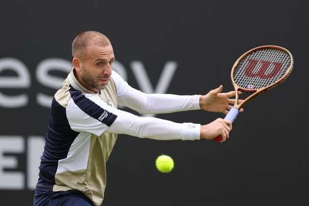 Daniel Evans during a round of 32 match Rothesay Open Nottingham, Day 2, Tennis, Lexus Nottingham Tennis Centre, Nottingham, UK - 11 June 2024  Copyright: xRyanxBrowne Shutterstockx 14523727cy