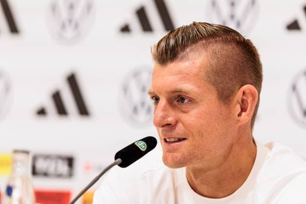Training camp preparation UEFA EURO 2024 Germany 11 06 2024 Toni Kroos Germany, 8 Training camp preparation UEFA EURO 2024 Germany Press conference HerzoBase, Herzogenaurach on 11 06 2024 Copyright: xBEAUTIFULxSPORTS Wunderlx