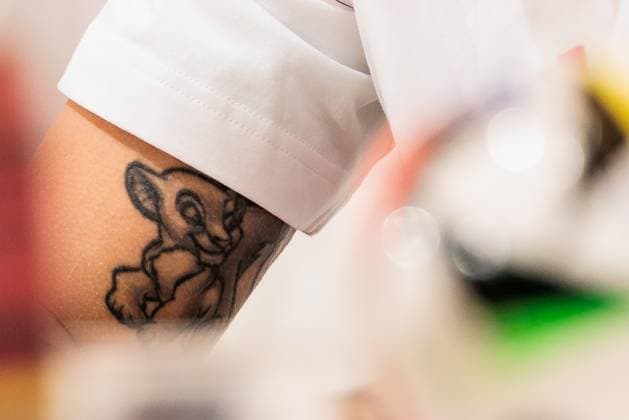 Training camp preparation UEFA EURO 2024 Germany 11 06 2024 Toni Kroos Germany, 8 Tattoo Sarabi and Simba King of the Lions Training camp preparation UEFA EURO 2024 Germany Press conference HerzoBase, Herzogenaurach on 11 06 2024 Copyright: xBEAUTIFULxSPORTS Wunderlx