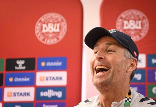 Football International EURO 2024 11 06 2024 PK, Mixed Zone Team Denmark in Freudenstadt Coach Kasper Hjulmand