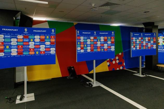 Stadium Open Media Day Arena Frankfurt, 11 06 2024 View of the mixed zone where interviews with media representatives take place after the match Stadium Open Media Day Arena Frankfurt, 11 06 2024 Copyright: xBEAUTIFULxSPORTS Hahnex