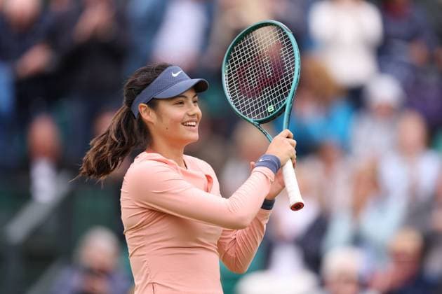 Emma Raducanu during a round of 32 match against Ena Shibahara Rothesay Open Nottingham, Day 2, Tennis, Lexus Nottingham Tennis Centre, Nottingham, UK - 11 June 2024  Copyright: xRyanxBrowne Shutterstockx 14523727da