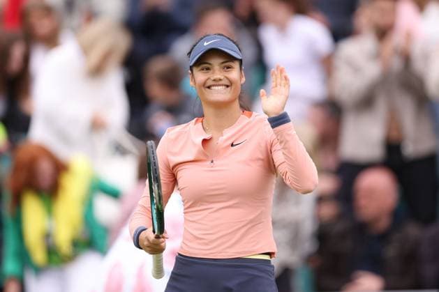 Emma Raducanu during a round of 32 match against Ena Shibahara Rothesay Open Nottingham, Day 2, Tennis, Lexus Nottingham Tennis Centre, Nottingham, UK - 11 June 2024  Copyright: xRyanxBrowne Shutterstockx 14523727df