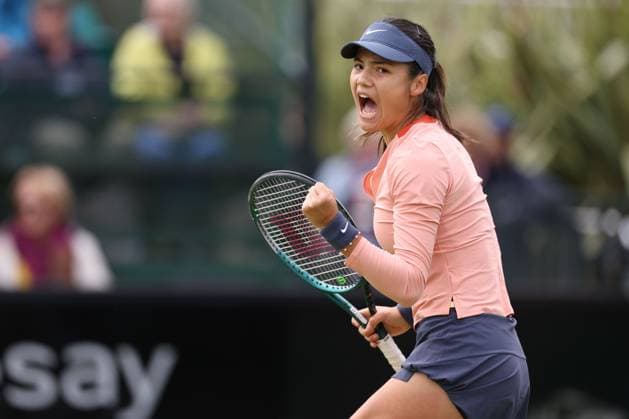 Emma Raducanu during a round of 32 match against Ena Shibahara Rothesay Open Nottingham, Day 2, Tennis, Lexus Nottingham Tennis Centre, Nottingham, UK - 11 June 2024  Copyright: xRyanxBrowne Shutterstockx 14523727dn