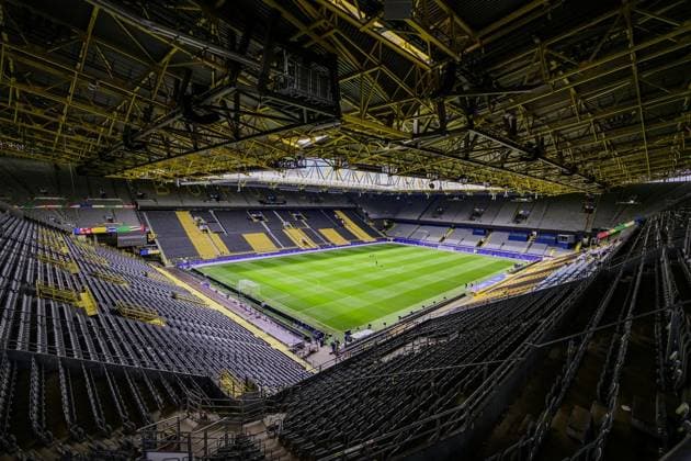 European Championship Stadium Dortmund FOR EDITORIAL PURPOSES ONLY EDITORIAL USE ONLY p The European Championship Stadium also known as Westfalenstadion on Tuesday, June 11, 2024 in Dortmund Germany NRW Dortmund Copyright RalfxRottmann Copyright: RalfxRottmann doc7vtonwcibr41apda5fam ,EDITORIAL USE ONLY Copyright: RalfxRottmann