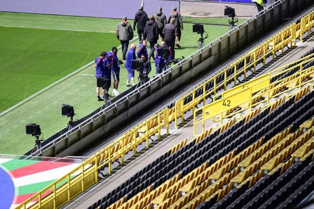 European Championship Stadium Dortmund FOR EDITORIAL PURPOSES ONLY EDITORIAL USE ONLY p The European Championship Stadium also known as Westfalenstadion on Tuesday, June 11, 2024 in Dortmund Germany NRW Dortmund Copyright RalfxRottmann Copyright: RalfxRottmann doc7vtonufu9s8kicnvfay ,EDITORIAL USE ONLY Copyright: RalfxRottmann