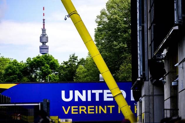 European Championship Stadium Dortmund FOR EDITORIAL PURPOSES ONLY EDITORIAL USE ONLY p The European Championship Stadium also known as Westfalenstadion on Tuesday, June 11, 2024 in Dortmund Germany NRW Dortmund Copyright RalfxRottmann Copyright: RalfxRottmann doc7vtonspz487960lgkb2 ,EDITORIAL USE ONLY Copyright: RalfxRottmann