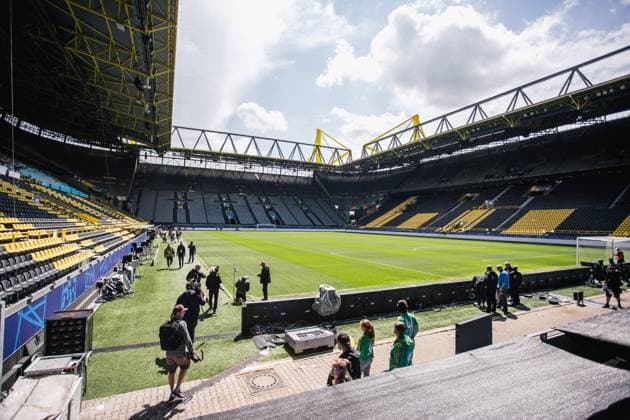 BVB Stadion Dortmund - Stadium Open Media Day: UEFA EURO, EM, Europameisterschaft,Fussball 2024 A general view is showing the BVB Stadium ahead of the UEFA EURO 2024 Germany in Dortmund, Germany, on June 11, 2024. Dortmund Germany  Copyright: xHeshamxElsherifx originalFilename:elsherif-notitle240611_np19n.jpg