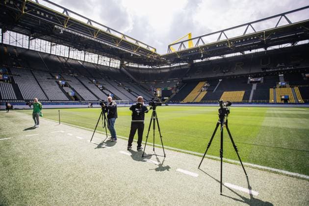 BVB Stadion Dortmund - Stadium Open Media Day: UEFA EURO, EM, Europameisterschaft,Fussball 2024 A general view is showing the BVB Stadium ahead of the UEFA EURO 2024 Germany in Dortmund, Germany, on June 11, 2024. Dortmund Germany  Copyright: xHeshamxElsherifx originalFilename:elsherif-notitle240611_npv24.jpg