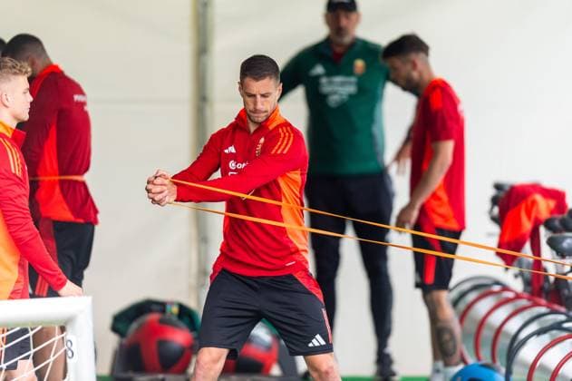 Unit in the weight room GER, training Hungarian national team, football, UEFA Euro 2024, 11 06 2024 GER, training Hungarian national team, football, UEFA Euro 2024, 11 06 2024 Weiler im Allgaeu Copyright: xEibner-Pressefoto FlorianxWolfx EP_FWF