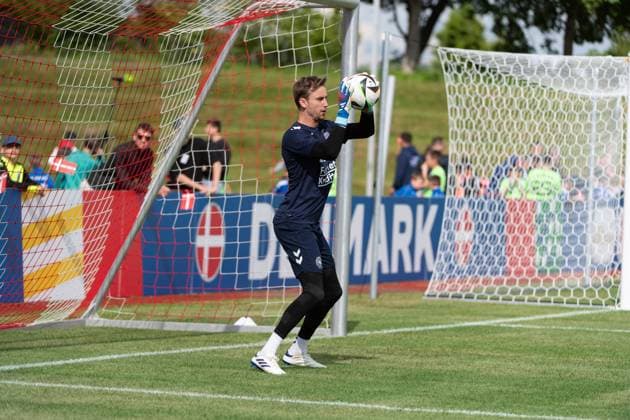 Frederik Roennow Denmark, 22 Public training national team Denmark, UEFA European Football Championship 2024, Men, European Championship 2024, GER, 11 06 2024, Public training national team Denmark, UEFA European Football Championship 2024, Men, European Championship 2024, GER, 11 06 2024 Freudenstadt Copyright: xEibner-Pressefoto WolfgangxFrankx EP_WFK