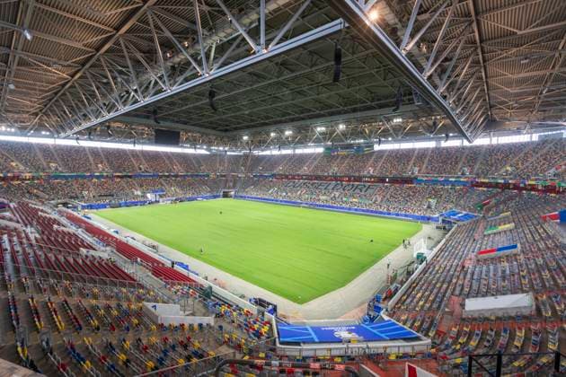 Stadium Open Media Day Arena Düsseldorf, 11 06 2024 Interior view of the Arena Düsseldorf Stadium Open Media Day at the Arena Düsseldorf in Düsseldorf, on 11 06 2024 Copyright: xBEAUTIFULxSPORTS Meuselx